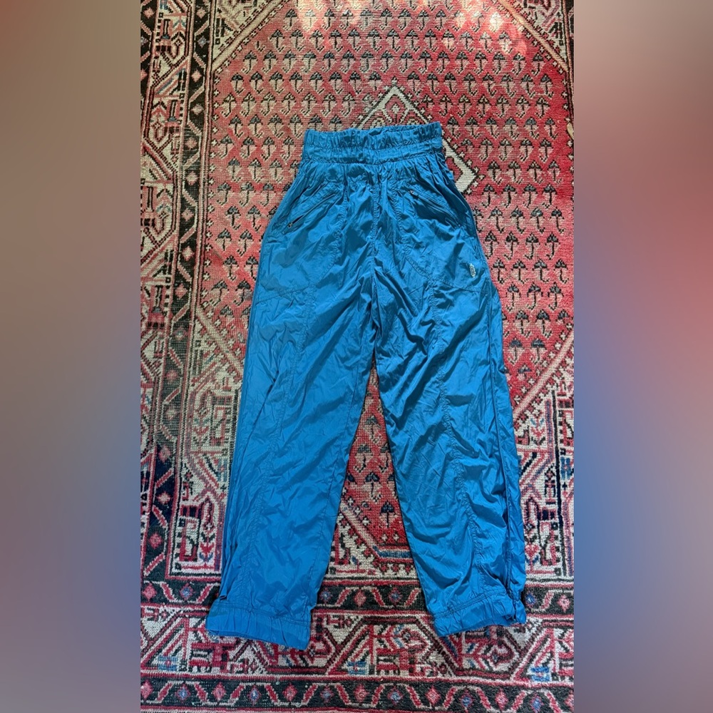 Free People Movement Blue Windbreaker Pants